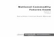 National Commodity Futures Exam - … · National Commodity ... Exchanges Commodity Futures Market ... Don’t forget to monitor your Exam Tips and Content Updates