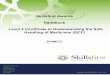 Skillsfirst Awards Handbook Level 2 Certificate in ... · Level 2 Certificate in Understanding the Safe Handling of Medicines (QCF) ... Section 3 – The sector skills council for