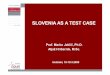 SLOVENIA AS A TEST CASE - Aaltotranslearn.aalto.fi/Final conference material/Korjatut esitykset... · SLOVENIA AS A TEST CASE Helsinki, 18-19.3.2009 ... Estonia Italy Hungary Slovakia