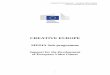CREATIVE EUROPE - EACEA · CREATIVE EUROPE MEDIA Sub-programme Support for the Development ... Game Design Document (GDD): a document created …