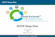 ESTCP Deep Dive Exchange: Connect • Collaborate • Conserve About ESTCP • DoD Energy Test Bed – Improve DoD’s environmental performance – Reduce costs