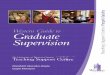 Western Guide to Graduate Supervision Teaching … guide to graduate supervision [electronic resource] / Elizabeth Skarakis-Doyle, Gayle McIntyre. (Teaching Support Centre purple guides,