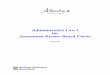Administrative Law I for Assessment Review Board Clerks · ADMINISTRATIVE LAW 1 ... 53 Basic Pieces of a Written Decision ... (70%) on the final examination must be obtained