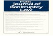 PRATT’S JOURNAL OF BANKRUPTCY LAW - Rivkin … · to Pratt’s Journal of Bankruptcy Law, ... May a case arising under Chapter 11 be resolved in a ... other things.2