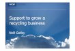 Support to grow a recycling business - Carpet Recycling · PDF fileWRAP was set up in 2000 to help recycling take off in the UK, ... WRAP business plan. ... Paper, wood, glass, plastic,