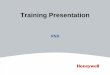 Product launch presentation - .Product Training Presentation XNX rev 2. XNX with Optima Plus Sensor