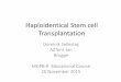 Haploidentical Stem cell Transplantation - 31 miljoen … · the outcome of haploidentical stem cell transplantation ... • 1 death due to CMV encephalitis. ... • Acute renal failure