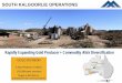 South Kalgoorlie Operations - Home Page – Metals X Limited€¦ · SOUTH KALGOORLIE OPERATIONS Rapidly Expanding Gold Producer + Commodity /Risk Diversification . ... – Twin Ball