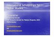 International Scholarships for Higher Studiesxa.yimg.com/.../name/International+Scholarships.pdf · 2010-08-06 · International Scholarships for Higher Studies Prepared by: ... Motivation