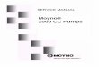 Moyno 2000 CC Pumps · Moyno® 2000 CC Pumps 1-1. INTRODUCTION 1-2. General The Moyno 2000 pump is a progressing cavity pump. ... This service manual covers the installation and maintenance