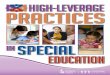 #17014 CEC High-Leverage Practices - CEEDAR – The · PDF file2017-07-27 · High-Leverage Practices in Special Education James McLeskey ... segment of the teaching profession, came