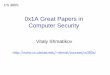 CS 380S - Great Papers in Computer Securityshmat/courses/cs380s/tor.pdf0x1A Great Papers in Computer Security Vitaly Shmatikov ... Passive traffic analysis ... Using Tor Many applications