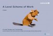A Level Scheme of Work - qualifications.pearson.com Level/Design... · This document provides a sample scheme of work for teaching A Level Design and ... of the practical application