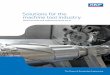 Solutions for the machine tool industry - skf.com · Sealing solutions customized for your system ... SKF is there with improved machined sealing solutions for the machine tool industry