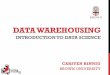 DATA WAREHOUSING - Brown University · • Queries read / update only few records; AKA point queries or CRUD workloads (Create, ... The ETL pipeline or workflow often consists of