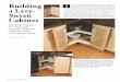Building a Lazy-Susan Cabinet - finehomebuilding.com · Building a Lazy-Susan Cabinet Revolving shelves on heavy-duty carousel hardware make the most of a kitchen corner ... wood