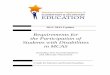 Requirements for the Participation of Students with Disabilities in MCAS … · 2012-01-25 · D. Submitting MCAS-Alt Portfolios. ... Requirements for the Participation of Students