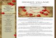 HIDDEN VILLAGE FEBRUARY 2017 APARTMENTS Hey, … Village newsletter February... · Shrek, 8. Kristoff, 9. Popeye, 10. ... luscious hand-dipped delicacies for Romance on the Rails