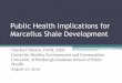 Public Health Implications for Marcellus Shale … Shale/GSPH_8-27-10...Public Health Implications for Marcellus Shale Development Charles Christen, DrPH, MEd Center for Healthy Environments