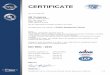 QM08 10001720 QM08 EN · ISO 9001 : 2008 Certificate registration no. Date of original certification Date of certification Valid until 10001720 QM08 ... QM08_10001720 QM08_EN Author: