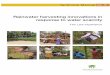 Rainwater harvesting innovations in response to water … · Rainwater harvesting innovations in response to water ... The mean monthly rainfall for Egerton University Rainfall 