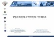 Developing a Winning Proposal · Developing a Winning Proposal Diane Carol Thornewell Head, JPEO JTRS Contracting Branch, ... Evaluation factors for award (the grading system –