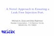 A Novel Approach to Ensuring a Leak Free Injection Port. · A Novel Approach to Ensuring a Leak Free Injection Port. ... The Vespel ® rings are outside ... by reducing Oxygen permeation