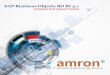 sap business objects bo bi 4 - Amron IT Solutions Business Objects BO BI 4.1...3 SAP BUSINESS OBJECTS BO BI 4.1 | amron Modules Covered in this Training In this training, attendees