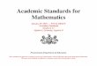 Academic Standards for Mathematics - pdesas.orgstatic.pdesas.org/.../documents/Academic_Standards_for_Mathematics...Academic Standards for Mathematics January 29, 2010 -- FINAL DRAFT