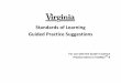 Standards of Learning Guided Practice Suggestions · Standards of Learning Guided Practice Suggestions ... Grade 5 Science Practice Item Information and Recommended Guided ... This