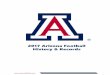 2017 Arizona Football Media Guide - Huddle Magazine · Joe Tofflemire, C (2nd ... 2017 Arizona Football Media Guide ... Kicker Award as the nation’s best — the player you want