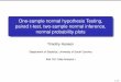 One-sample normal hypothesis Testing, paired t normal hypothesis Testing, paired t-test, two-sample