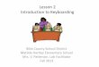 Lesson 2 Introduction to Keyboarding - Bibb County …€¦ · Lesson 2 Introduction to Keyboarding ... •Fingers curved, relaxed, upright •Keep fingers near ... –Demonstrate