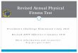 Revised Annual Physical Fitness Test - PSC · Revised Annual Physical Fitness Test . ... Currently used by Navy and Army ... Manual Circular 337, PPM 04-003, POM 15-004 