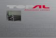 Aluminio center - Topal – Just another WordPress DE MALLA FLYSCREEN PROFILE 11-004 JUNQUILLO PANEL GLAZING BEAD PROFILE 11-006 JUNQUILLO 20-24 vidrio GLAZING BEAD PROFILE 6.0 mt