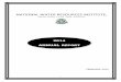 NATIONAL WATER RESOURCES INSTITUTE, - NWRI 2014-ANNUAL REPORT.pdfNATIONAL WATER RESOURCES INSTITUTE, ... drainage, irrigation, domestic and industrial water supply, sanitation and