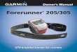 Forerunner 205/305 - Garmin GPS, RAM Mounts, …®Forerunner 205/305 Owner’s Manual IntroductIon Contact Garmin Contact Garmin Product Support if you have any questions while using