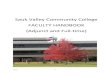 Sauk Valley Community College FACULTY HANDBOOK (Adjunct ... Sauk Valley Community College FACULTY