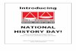 NATIONAL HISTORY DAY! - Thomas County School District NHD... · NATIONAL HISTORY DAY! ... Process Papers Title Page ... Paper Category .....12 Exhibit Category 