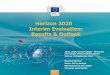 Horizon 2020 Interim Evaluation: Results & Outlook - … 2020 Interim Evaluation: Results & Outlook ... ALLOCATION OF HORIZON 2020 FUNDING 2014-2016 ... (April-May 2017)