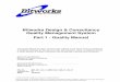 Bitworks Design & Consultancy Quality Management … · Bitworks Design & Consultancy Part 1 - Quality Manual 2 BW_001_03_C_QMS-Part1-QM_51_IB_01.doc Document Control Sheet Title