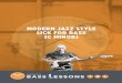 Modern Jazz style lick for Bass (c minor) - …-+L201+Modern+J… · Modern Jazz style lick for Bass (c minor) " 7 $ % Æ 5 