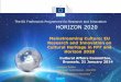 Mainstreaming Culture: EU Research and Innovation on ... · Research and Innovation on Cultural Heritage in FP7 ... Horizon 2020 - Calls and Work Programme 2014-15 on Cultural 
