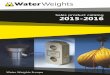 Sales product catalog 2015-2016 - Water Weights · Sales Product Catalog ... lifting equipment. ... Water Weights have, in line with Lifting Equipment Engineering Association (LEEA)