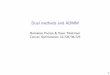 Dual methods and ADMM - CMU Statisticsryantibs/convexopt-F13/lectures/23-dual-meth.pdf · Dual methods and ADMM Barnabas Poczos & Ryan Tibshirani Convex Optimization 10-725/36-725