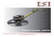  · feature of the ESI trowel for quick adjustment of the blade pitch, more convenient than an adjust-ment knob. ... Cast iron spider assembly with bronze