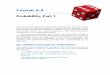 Probability, Part 1 - Weeblygvmath.weebly.com/.../chapter.06.04.probability.part.1.pdf · 2017-02-25 · Lesson 6.4 Probability, Part 1 ... 332 Chapter 6 • Counting and Probability