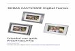 KODAK EASYSHARE Digital Framesresources.kodak.com/support/pdf/en/manuals/urg... · KODAK EASYSHARE Digital Frames Extended user guide ... Inserting a memory card ... iv
