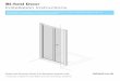 Bi-fold Door Installation Instructions - Bathrooms.com€¦ · Bi-fold Door Installation Instructions ... Blade Seal X2 Bottom Spring Loaded ... (QVXUH'RRU%ODGH6HDOLVæWWHGZLWK blade