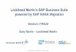 Lockheed Martin’s SAP Business Suite - ABAP Studio Martin’s SAP Business Suite ... Global Trade Services (GTS) Transportation ... • Development Steps to Migrate SAP ECC to SAP